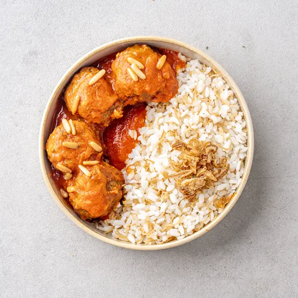 7 Spiced Meatball With Vermicelli Rice